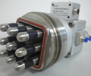 冷凝器氦檢漏專用夾具、九芯電氣動(dòng)夾具